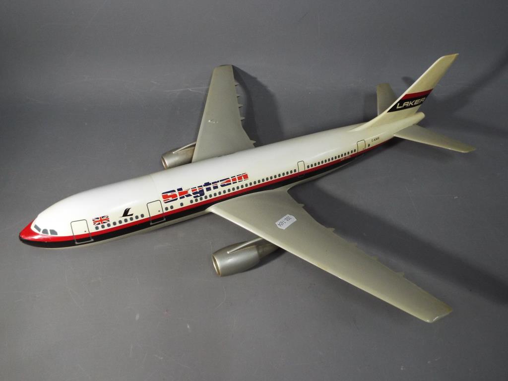 A plastic composition travel agents model Airbus A300 in Laker Airways 'Skytrain' livery, - Image 2 of 2