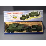 Dinky Toys - A boxed Dinky 698 Tank Transporter with Tank.