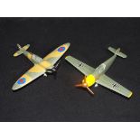 Dinky - Two unboxed Dinky Military Aircraft.