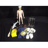 Palitoy - A unboxed Palitoy vintage Action Man figure (Nude).