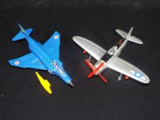 Dinky - Two unboxed Dinky Military Aircraft.