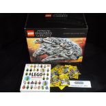 Lego - A boxed Star Wars 75192 Millenium Falcon Set from the Ultimate Collector Series.