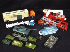 Dinky, Corgi, Matchbox - A small quantity of diecast model vehicles in various scales.