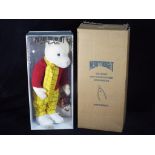 Merrythought - A large Merrythought Limited Edition Rupert the Bear in original box with outer