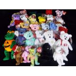 Ty Beanie Collection - a good mixed collection of 30 Ty Beanie and similar bears with original