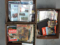 Model Railways - A collection of model railway books, magazines and Vectis auction catalogues.