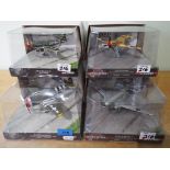 Corgi Aviation Archive - four WWII Legends diecast model Military Aircraft, comprising P51D Mustang,