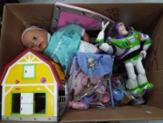 Toy Story - a quantity of collectible toys to include dressed dolls, Buzz Lightyear,