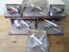 Corgi Aviation Archive - six boxed 1:144 scale diecast model aeroplanes comprising Pioneers of