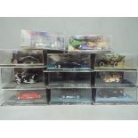 Eaglemoss - 11 Eaglemoss Batman collectors models all presented in perspex cases.