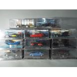 Eaglemoss - 11 Eaglemoss Batman collectors models all presented in perspex cases.