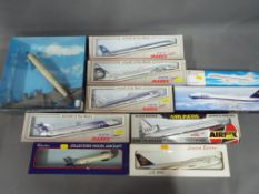 Ten plastic model kits of aeroplanes by Sky Marks, Flight Miniatures, Wooster, Airfix and similar.