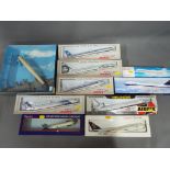 Ten plastic model kits of aeroplanes by Sky Marks, Flight Miniatures, Wooster, Airfix and similar.