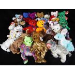 Ty Beanie Collection - a good mixed collection of 30 Ty Beanie Baby bears and similar complete with
