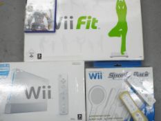 Nintendo Wii - a games console Nintendo Wii Fit Board and Sports pack,