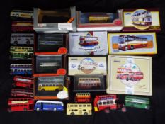 EFE, Corgi, Matchbox and Others - 24 diecast model buses in various scales both boxed and unboxed.