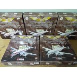 Corgi Aviation Archive - five boxed 1:144 scale diecast model aeroplanes from the Frontier