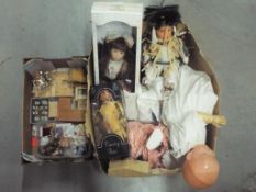 Approximately 12 predominately unboxed dolls in various scales and from various eras ,