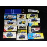 Corgi, Vanguards - 16 diecast model vehicles in various scales.