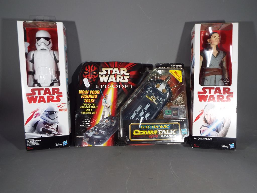 Retail stock - a boxed Star Wars Episode I electronic Commtalk Reader With This Your Figures Talk