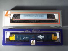 Lima - Two boxed Lima OO Gauge Diesel / Electric Locomotives. Lot consists of L204692 Class 50 Op.