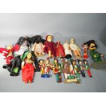 Vintage Dolls - a quantity of assorted European costume dolls,