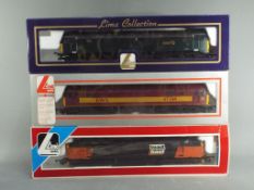 Lima - Three boxed OO Gauge Diesel / Electric locomotives. Lot consists of 204825 Class 47 Op.No.