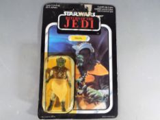 Star Wars - A Palitoy (General Mills) Return of the Jedi Klaatu action figure contained in original