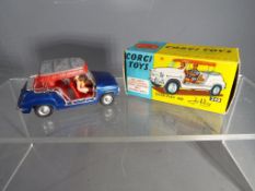 Corgi - Ghia-Fiat with sun canopy, two figures within # 240,