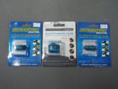 Scalextric - Three Scalextric Easyfit Digital Plugs. Items are retail stock and factory sealed.