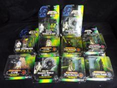 Star Wars, Kenner, GiGi - 10 carded Star Wars Action Figures by Kenner and Kenner GiGi (Italy).