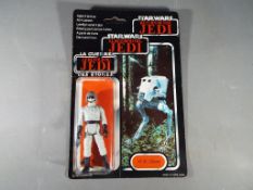 Star Wars - A Palitoy (General Mills) tri logo AT-ST Driver action figure contained in original