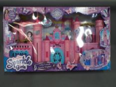 Funville Sparkle Girlz - A boxed Funville Sparkle Girlz Little Friends Sparkle Kingdom playset.