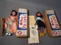 Pelham - Two Pelham Puppets to include a SS Gypsy girl and one further Pelham Puppet,