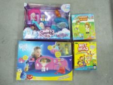 Disney Tomy , Zing, Games Hub, Funville - 4 boxed childrens games and toys.