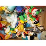Vintage Toys - a quantity of vintage collector's toys to include Captain Pugwash from the Beanbag