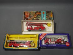 Corgi, Siku - Three boxed diecast model Fire Appliances.