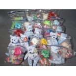 TY Beanie Babies - 28 TY Beanie Babies with TY ear tags.