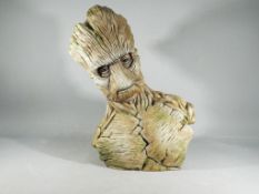 Creature Features - A resin bust of the Marvel character 'Groot'.