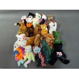 TY Beanie Babies - 20 TY Beanie Babies with TY ear tags.