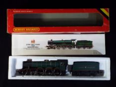 Hornby - A boxed Hornby OO gauge R.761 Hall Class 4-6-0 Steam Locomotive and Tender Op.No.