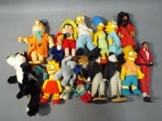 Dolls - a quantity of vintage toys to include a collection of Bart Simpson characters,