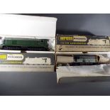 Wrenn - two OO gauge model locomotives comprising Bo-Bo diesel electric green BR op no D8017 #