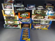 A collection of boxed diecast model motor vehicles to include Corgi, Solido, Welly, Cararama, Verem,