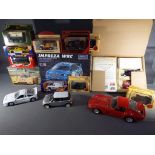 A mixed lot of model motor vehicles to include a Polistil B.R.M P.