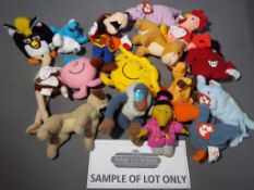 Ty Beanies - a collection of soft toys to include approx 30 plus Ty Beanie animals and 35 plus