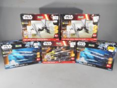 Revell Star Wars - five Star Wars Revell kits, all factory sealed #06755 x 2,
