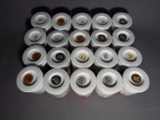 Twenty 14 ml pots of Humbrol acrylic paint in various colours