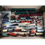 Model Railways - a quantity of TT gauge rolling stock and carriages,