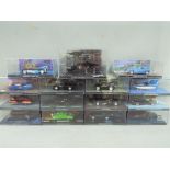 Eaglemoss - Fifteen Eaglemoss Batman collectors vehicles all contained in perspex cases,